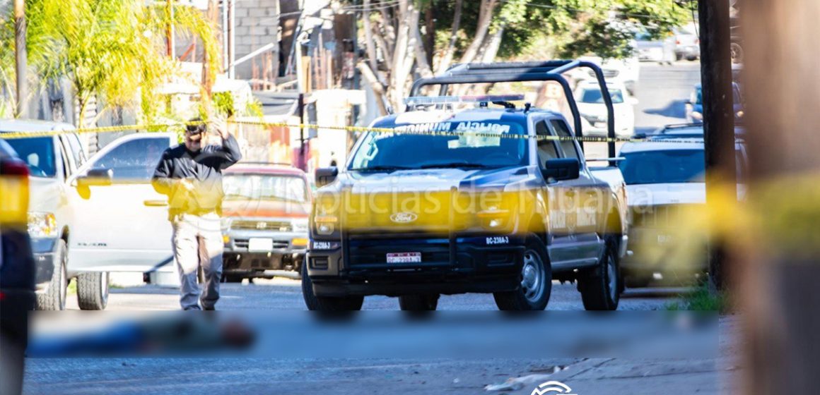 Hombre es asesinado a balazos en la colonia Buena Vista