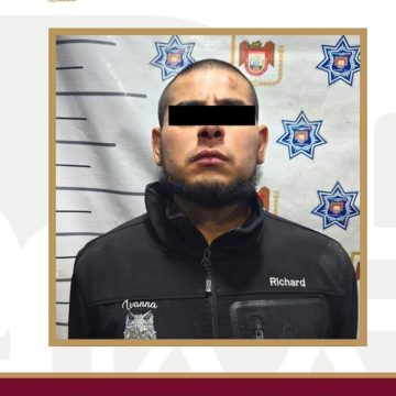 Detienen a presunto agresor por violencia familiar en la colonia Tres de Octubre