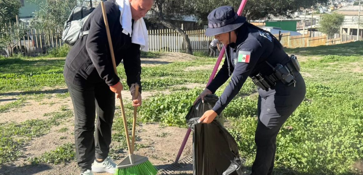 SSPCM realiza jornada de limpieza y recuperación de espacios públicos en Terrazas del Valle