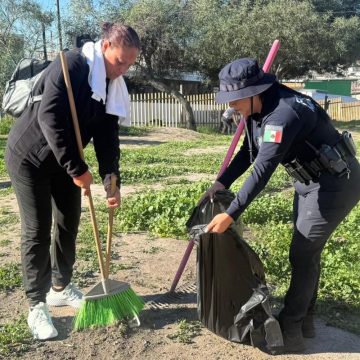 SSPCM realiza jornada de limpieza y recuperación de espacios públicos en Terrazas del Valle