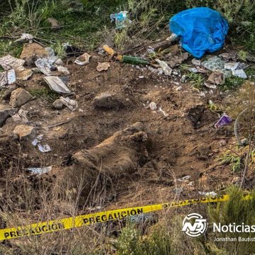 1 Localizan cuerpo enterrado en un cerro de “Delicias”