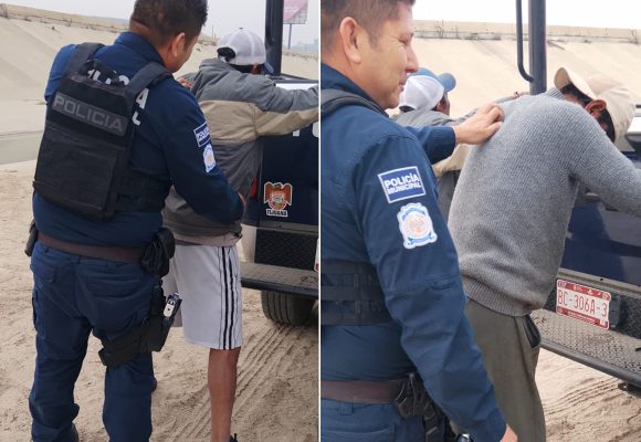 Operativo preventivo en canalización del Río Alamar