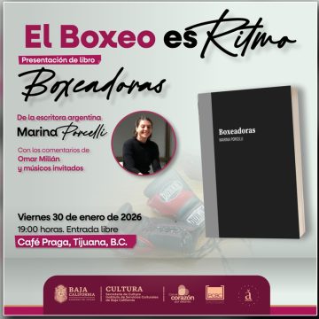 1 Literatura y boxeo se encuentran en Tijuana con la escritora Marina Porcelli