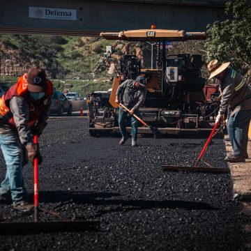 1 Realizan trabajos de reencarpetado en el Nodo Independencia