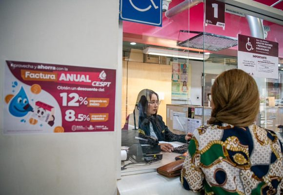 Invitan a aprovechar descuento por pago anual anticipado de agua