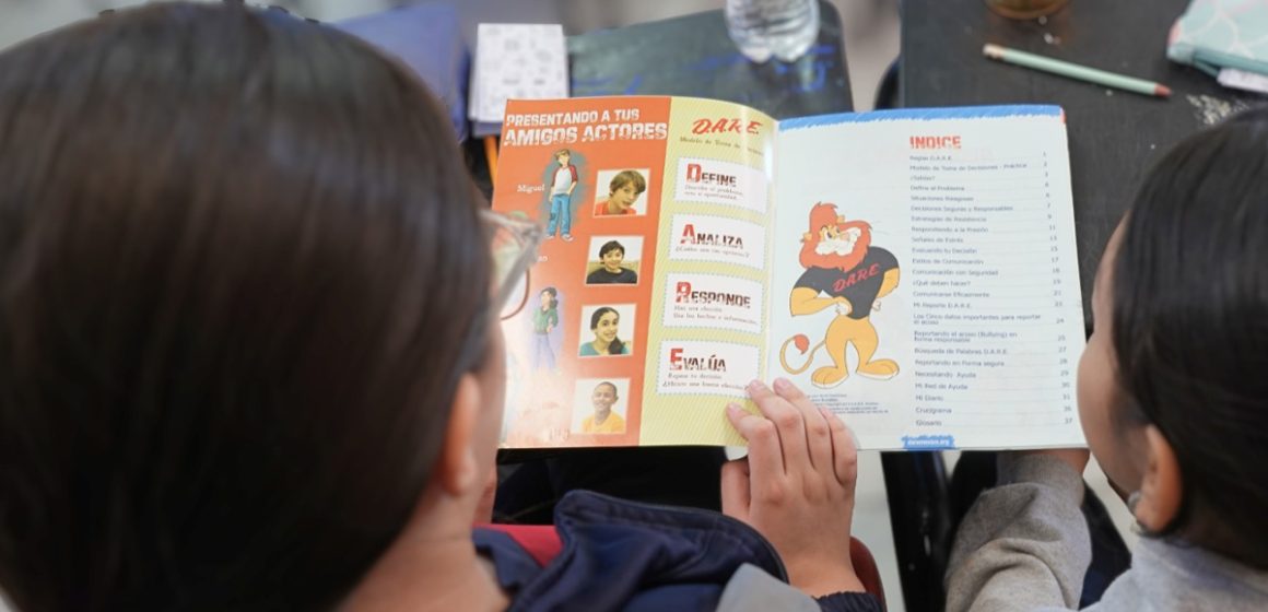 SSPCM imparte primera lección del programa D.A.R.E. en primaria