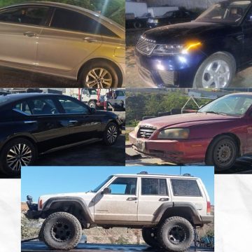 FGE recupera nueve vehículos con reporte de robo