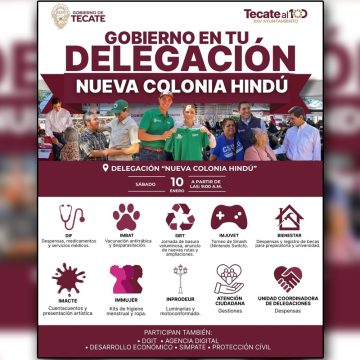 1 “Gobierno en tu Delegación” llegará este sábado a Cerro Azul con servicios y apoyos