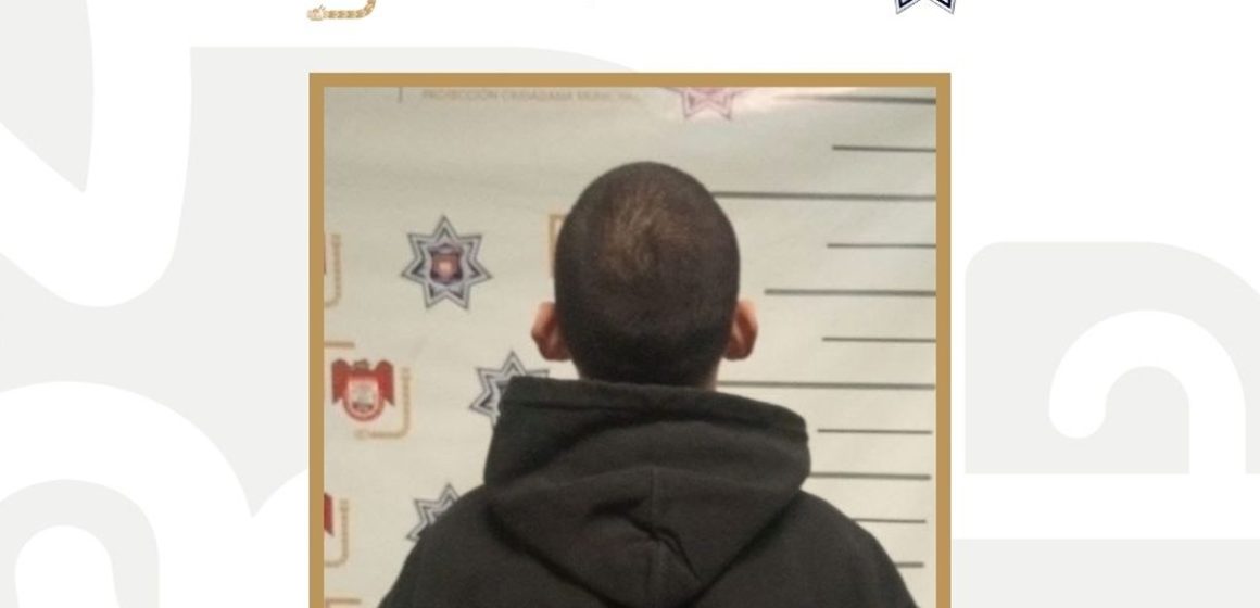 1 Detienen a menor de edad en posesión de arma de fuego en la colonia Carmen Castillo