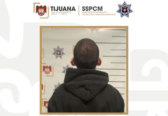 Detienen a menor de edad en posesión de arma de fuego en la colonia Carmen Castillo