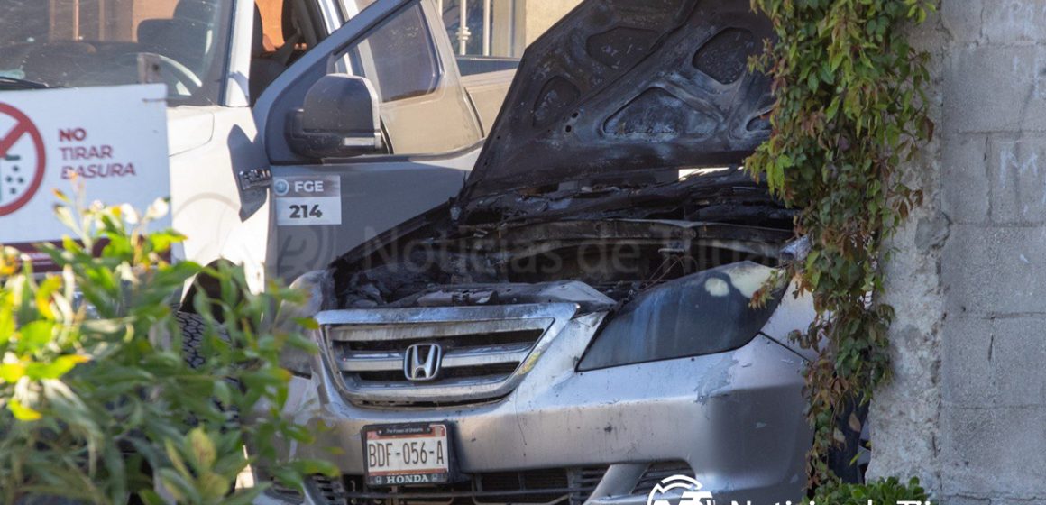 Localizan cuatro cuerpos carbonizados al interior de una vagoneta en el Pípila