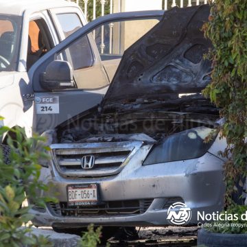 Localizan cuatro cuerpos carbonizados al interior de una vagoneta en el Pípila