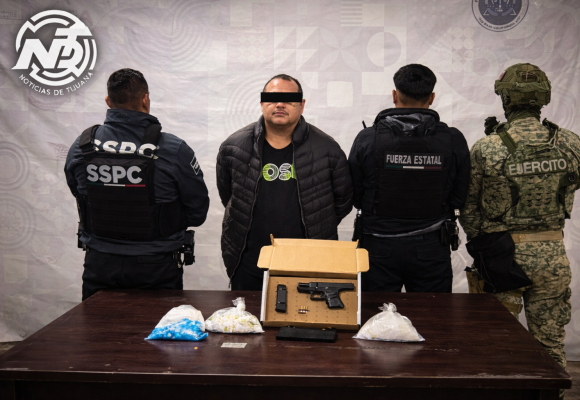 Capturan en Tijuana a “El Jeck”; lo ligan al cobro de piso a comercios