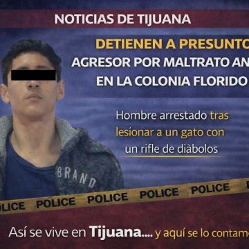 3 Detienen a presunto agresor por maltrato animal en la colonia Florido I