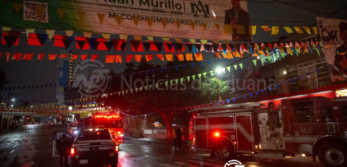 Conato de incendio en clínica dental moviliza a Bomberos de Tijuana