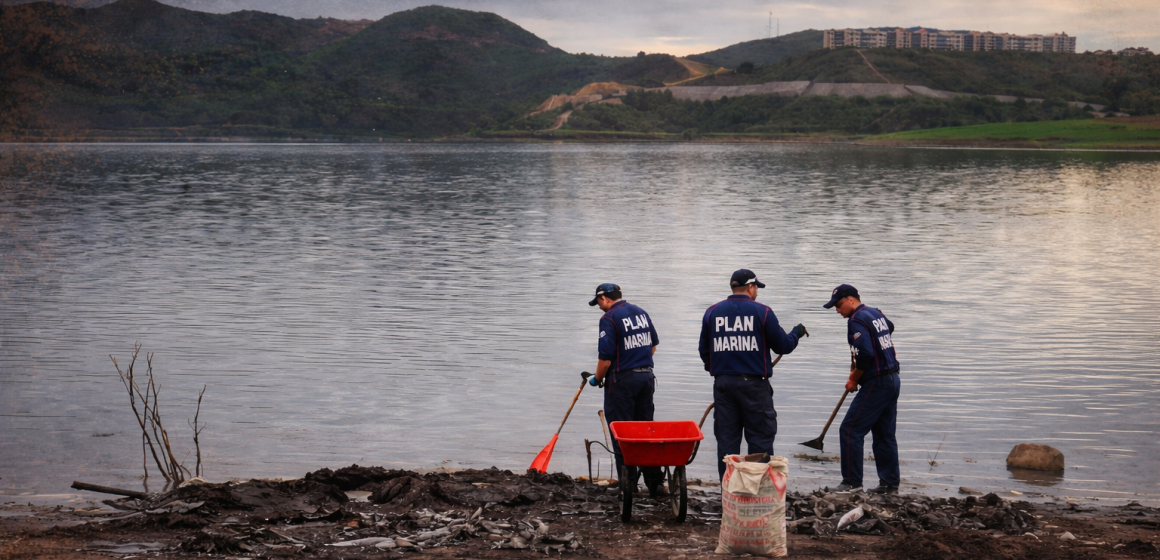 Atienden autoridades afectación a fauna acuática en la Presa Abelardo L. Rodríguez