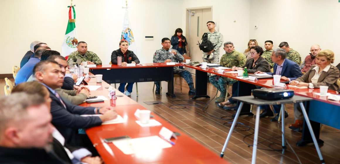 Marina del Pilar destaca aseguramiento de metanfetamina tras mesa de seguridad en Rosarito