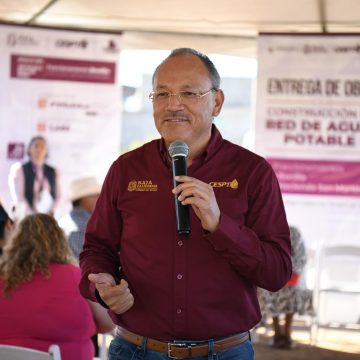 Cespt entrega obra de agua potable en hacienda San Martín y Bonilla