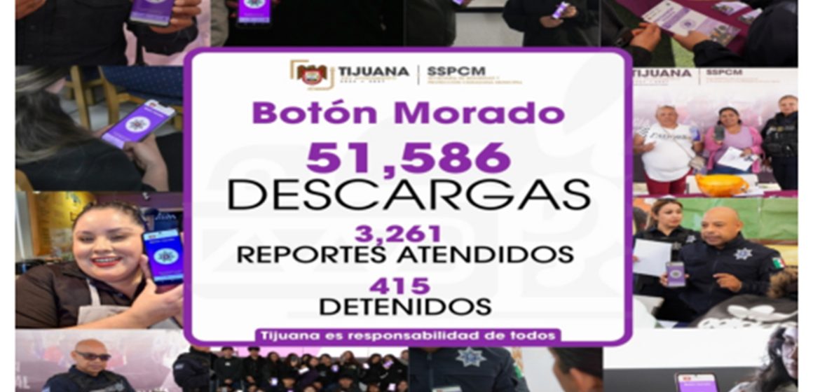Supera Botón Morado las 51 mil descargas en Tijuana