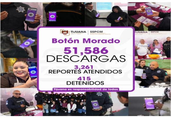 Supera Botón Morado las 51 mil descargas en Tijuana
