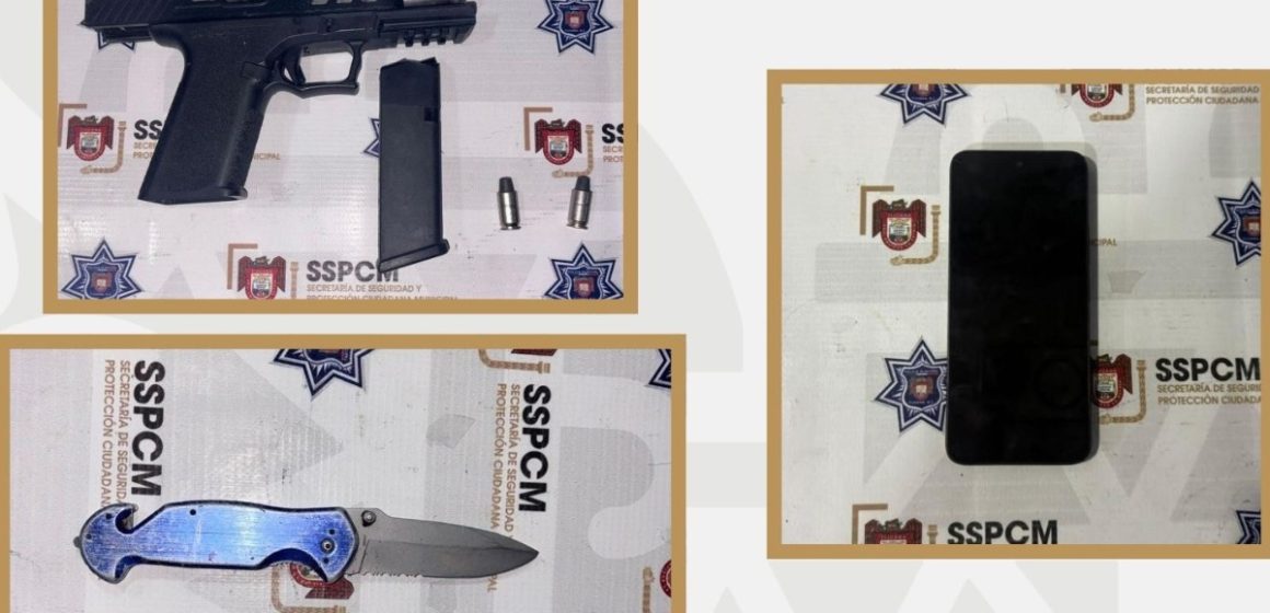 Detienen a menor por robo con violencia y extorsión en comercio de la colonia Francisco Villa