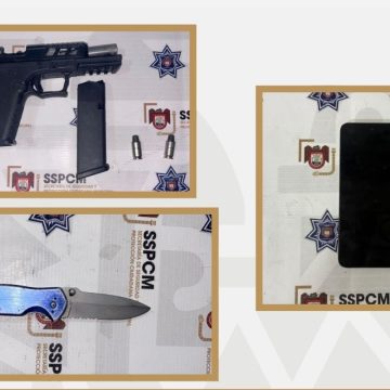 Detienen a menor por robo con violencia y extorsión en comercio de la colonia Francisco Villa