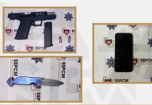 Detienen a menor por robo con violencia y extorsión en comercio de la colonia Francisco Villa