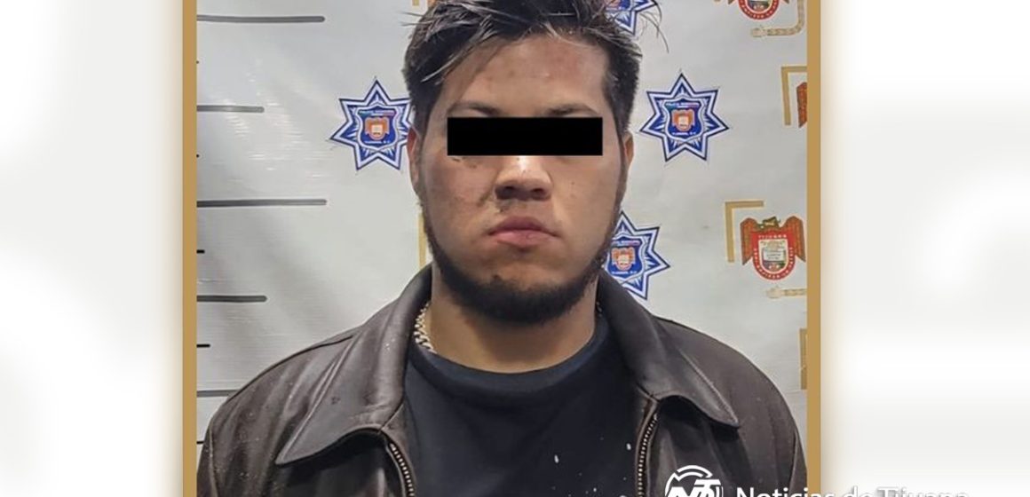 Detienen a sujeto por robo con violencia a comercio en la Zona Centro de Tijuana