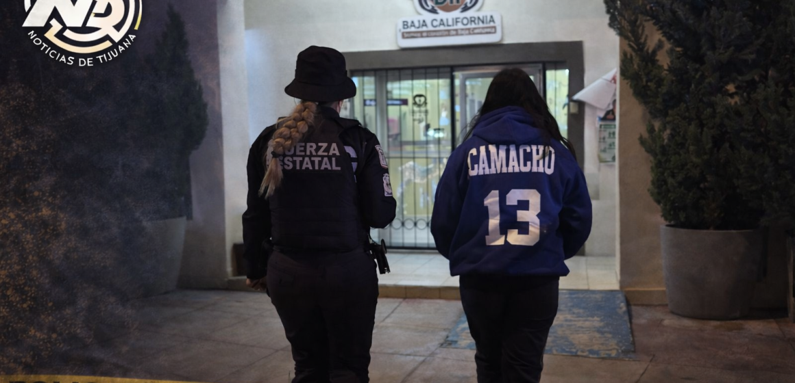 Escuadrón Violeta salvaguarda a una adolescente en Tijuana