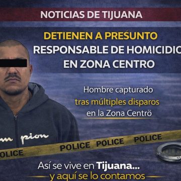 web Detienen a presunto responsable de homicidio en la Zona Centro