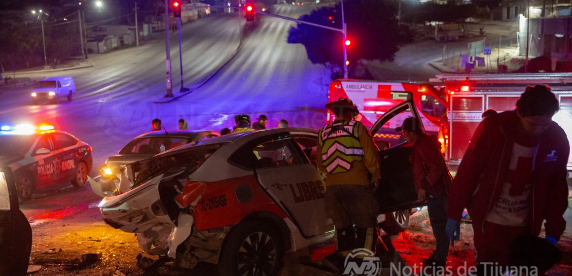 Carambola en bulevar Casablanca deja 10 lesionados; conductor ebrio es detenido