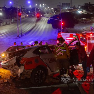Carambola en bulevar Casablanca deja 10 lesionados; conductor ebrio es detenido