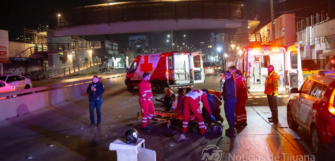 Motociclista crítico tras atropello en 5 y 10