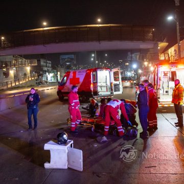 Motociclista crítico tras atropello en 5 y 10