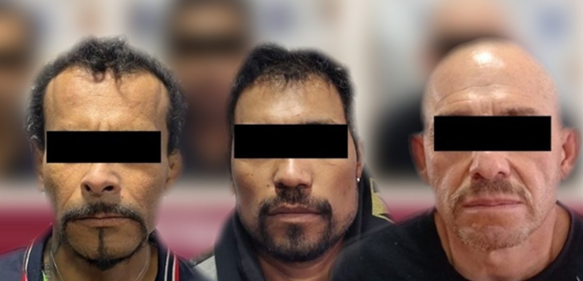 Detienen a tres personas con órdenes de aprehensión durante operativos preventivos