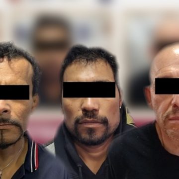 Detienen a tres personas con órdenes de aprehensión durante operativos preventivos