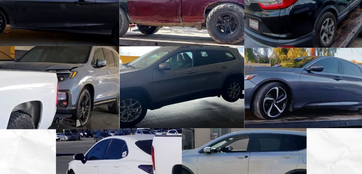 Recuperan 13 vehículos con reporte de robo
