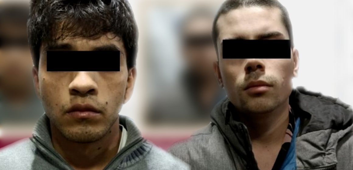 Aseguran a dos personas armadas tras persecución y monitoreo en tiempo real