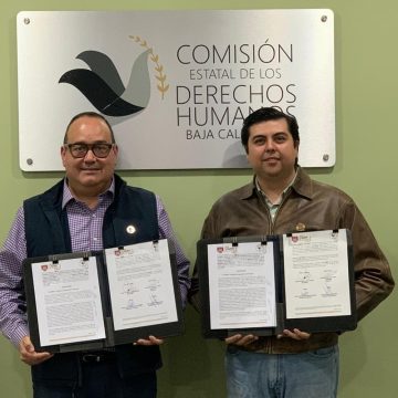 Gobierno de Tijuana firma convenio con CEDHBC en apoyo a juventudes