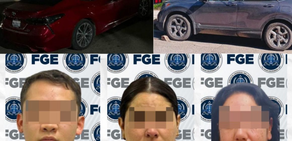 Arrestan a tres personas y recuperan dos autos robados