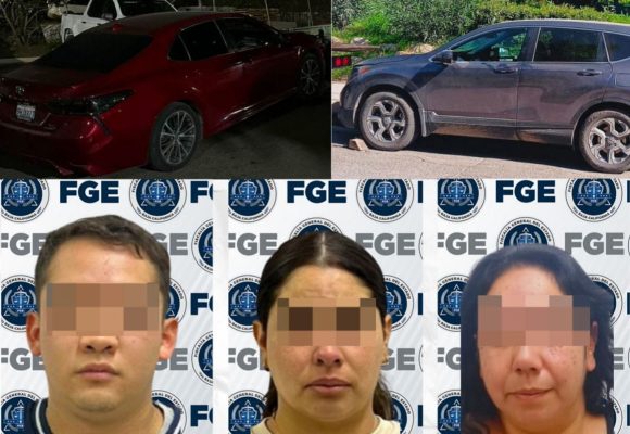 Arrestan a tres personas y recuperan dos autos robados