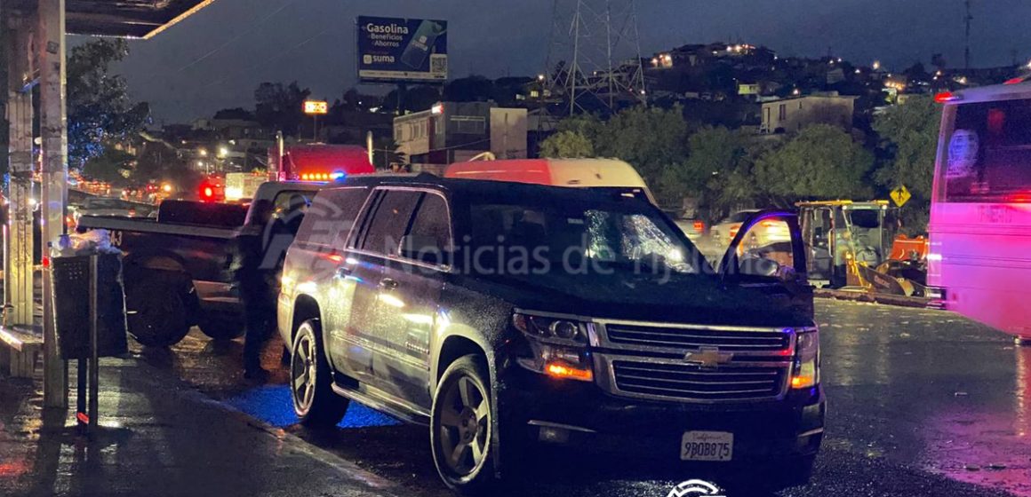 Circulaba en una Suburban cuando las balas lo alcanzaron