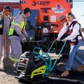 Refuerzan programa de bacheo con nueva maquinaria