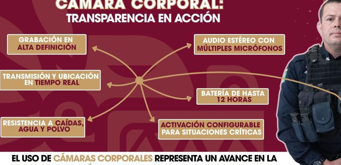 1 Cámaras corporales refuerzan transparencia en actuación policial