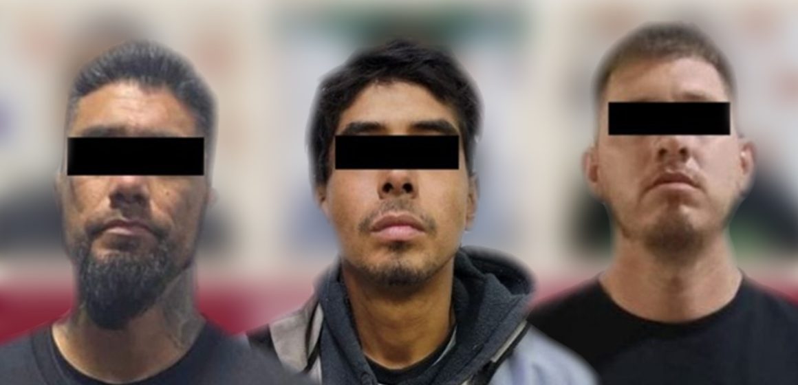 Detienen a tres personas con órdenes de aprehensión