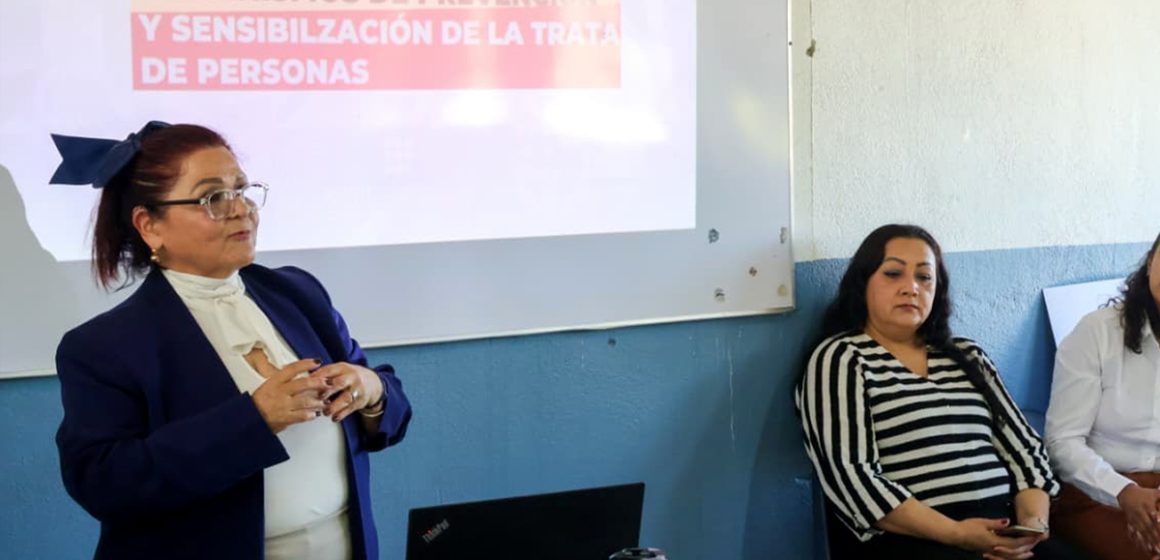 Capacitan a docentes de secundaria en prevención de trata de personas