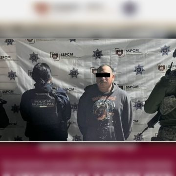 Detienen a hombre por violencia familiar y portación de arma tras alerta de Botón Morado