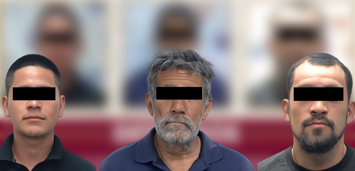 Aseguran a tres personas con droga durante patrullajes