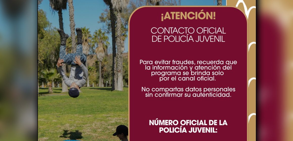 SSPCM impulsa el programa Policía Juvenil