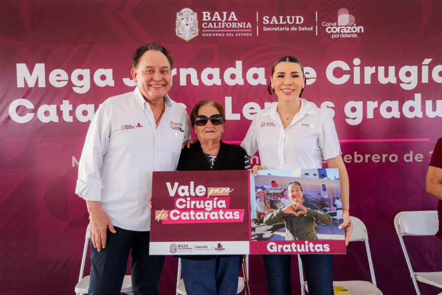 Baja California destaca en cirugías gratuitas de cataratas
